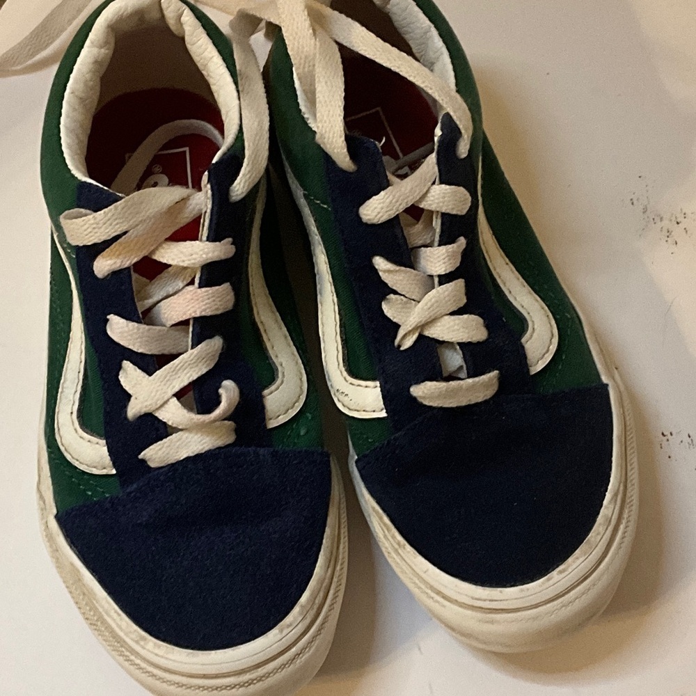 Vans Kids Sneakers in Blue and Green